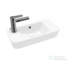 Villeroy & Boch O.Novo 50x25 cm-es kompakt kézmosó, csaplyuk bal oldalon, CeramicPlus bevonattal 4342 L5 R1 ( 4342L5R1 )