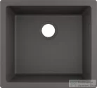 Hansgrohe S51 S510-U450 munkalap alá rögzített egymedencés mosogató medence 500x450 mm,kőszürke 43431290