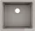 Hansgrohe S51 S510-U450 munkalap alá rögzített egymedencés mosogató medence 500x450 mm,betonszürke 43431380