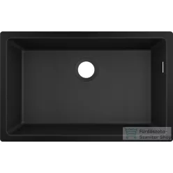   Hansgrohe S51 S510-U660 munkalap alá rögzített mosogató 660, grafitfekete 43432170