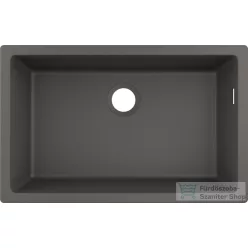   Hansgrohe S51 S510-U660 munkalap alá rögzített mosogató 660, kőszürke 43432290