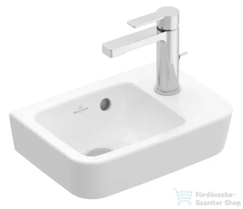 Villeroy & Boch O.Novo 36x25 cm-es kompakt kézmosó, balos 4343 36 01 ( 43433601 )