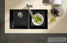 Hansgrohe S51 S510-U770 munkalap alá rögzíthető mosogató medence 820x450 mm, grafitfekete 43434170