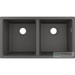   Hansgrohe S51 S510-U770 munkalap alá rögzíthető mosogató medence 820x450 mm, kőszürke 43434290