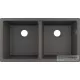 Hansgrohe S51 S510-U770 munkalap alá rögzíthető mosogató medence 820x450 mm, kőszürke 43434290