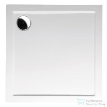  Sapho Polysan AURA öntöttmárvány zuhanytálca 90x90x4 cm 43511