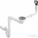 Hansgrohe D16-10 manuális le- és túlfolyógarnitúra egymedencés gránit mosogatóhoz,43927000