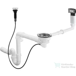  Hansgrohe D16-11 automata le-és túlfolyó szifon Hansgrohe gránit mosogatóhoz 43937000