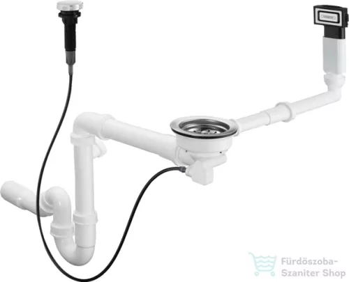 Hansgrohe D16-11 automata le-és túlfolyó szifon Hansgrohe gránit mosogatóhoz 43937000