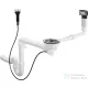 Hansgrohe D16-11 automata le-és túlfolyó szifon Hansgrohe gránit mosogatóhoz 43937000