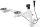 Hansgrohe D17-11 automata le-és túlfolyó szifon Hansgrohe 2 medencés gránit mosogatóhoz 43938000