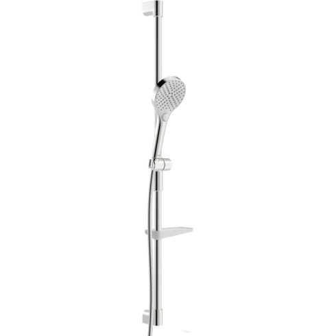 Hansa Hansaviva 97 cm-es rudas zuhanygarnitúra 175 cm-es gégecsővel,szappantartóval,króm 44150330