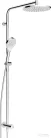Hansa Hansaviva zuhanygarnitúra 25 cm-es fejzuhannyal,csaptelep nélkül,falsík alatti vízcsatlakozással,króm 44190300