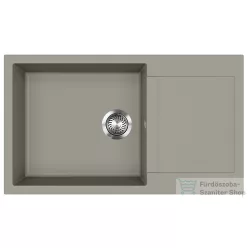 EVIDO CUBO XL 6 S Compact gránit mosogató, platina 442060