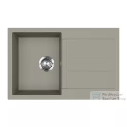 EVIDO CUBO 45 S Compact gránit mosogató, platina 442061