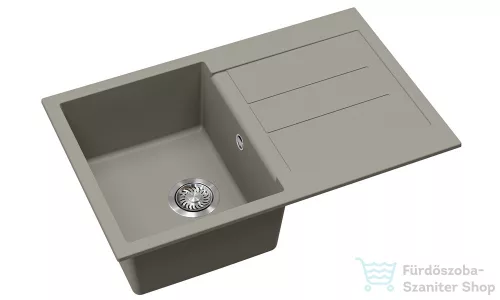 EVIDO CUBO 45 S Compact gránit mosogató, platina 442061