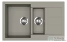 EVIDO CUBO 6 S Compact gránit mosogató, platina 442062