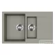 EVIDO CUBO 6 S Compact gránit mosogató, platina 442062