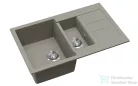 EVIDO CUBO 6 S Compact gránit mosogató, platina 442062