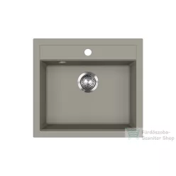EVIDO Quadro 6 gránit mosogató, 562x510 mm, platina 442063