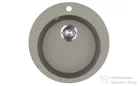 EVIDO Tondo kerek gránit mosogató, 505 mm, platina 442067