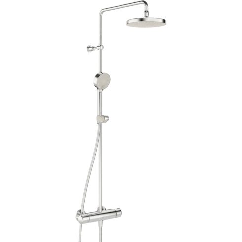Hansa Hansamicra termosztátos zuhanyrendszer 20 cm-es esőztetővel és zuhanyszettel,króm 44350130