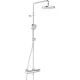 Hansa Hansamicra termosztátos zuhanyrendszer 20 cm-es esőztetővel és zuhanyszettel,króm 44350130