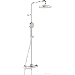   Hansa Hansamicra Eco termosztátos zuhanyrendszer 20 cm-es esőztetővel és zuhanyszettel,króm 443501300009
