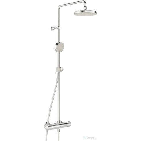 Hansa Hansamicra Eco termosztátos zuhanyrendszer 20 cm-es esőztetővel és zuhanyszettel,króm 443501300009