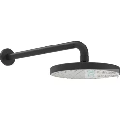   Hansa Hansabasicjet 20 cm-es fejzuhany 34,8 cm-es zuhanykarral,matt fekete