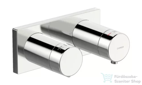 Hansa Hansaliving termosztátos falsík alatti kád/zuhany csaptelep belső egység nélkül,króm