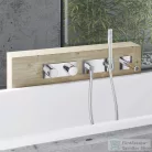 Hansa Hansaliving termosztátos falsík alatti kád/zuhany csaptelep belső egység nélkül,króm