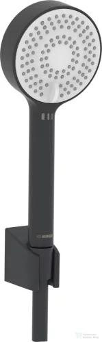 Hansa Hansabasicjet zuhanyszett 175 cm-es gégecsővel,3 funkciós kézizuhannyal,matt fekete 4468013333