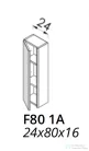 TBoss Infini F80 1A kiegészítő szekrény, push open balos nyitással 447230101