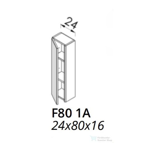 TBoss Infini F80 1A kiegészítő szekrény, push open jobbos nyitással 447230102