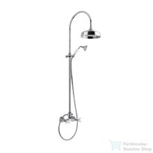   Bugnatese REVIVAL zuhanyrendszer 20 cm-es fejzuhannyal,zuhanyszettel,króm 447CCR