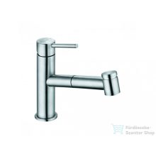   Kludi Steel egykaros mosogatócsap kihúzható, edényzuhanyos kifolyóval 44851F860