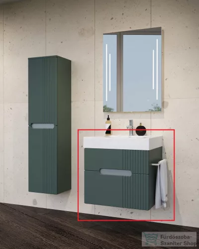 TBoss Arko 60 alsószekrény két fiókos, mosdóval,  449232409