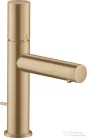 Hansgrohe AXOR UNO 110 mosdó csaptelep Zero fogantyúval, automata leeresztővel, szálcsiszolt bronz 45001140