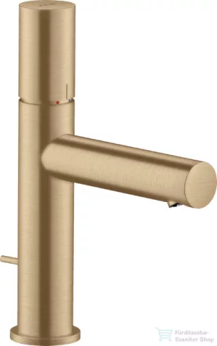 Hansgrohe AXOR UNO 110 mosdó csaptelep Zero fogantyúval, automata leeresztővel, szálcsiszolt bronz 45001140
