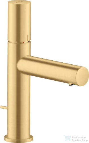 Hansgrohe AXOR UNO 110 mosdó csaptelep Zero fogantyúval, automata leeresztővel, szálcsiszolt arany hatású 45001250