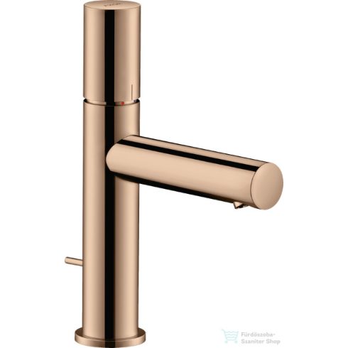 Hansgrohe AXOR UNO 110 mosdó csaptelep Zero fogantyúval, automata leeresztővel, polírozott vörös arany hatású 45001300