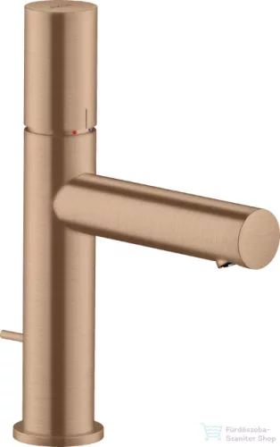 Hansgrohe AXOR UNO 110 mosdó csaptelep Zero fogantyúval, automata leeresztővel, szálcsiszolt vörös arany hatású 45001310