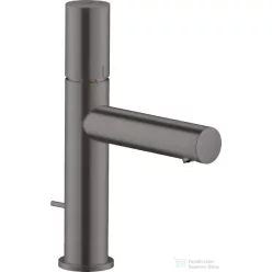   Hansgrohe AXOR UNO 110 mosdó csaptelep Zero fogantyúval, automata leeresztővel, szálcsiszolt fekete króm 45001340