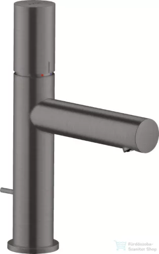 Hansgrohe AXOR UNO 110 mosdó csaptelep Zero fogantyúval, automata leeresztővel, szálcsiszolt fekete króm 45001340