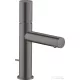 Hansgrohe AXOR UNO 110 mosdó csaptelep Zero fogantyúval, automata leeresztővel, szálcsiszolt fekete króm 45001340