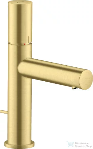 Hansgrohe AXOR UNO 110 mosdó csaptelep Zero fogantyúval, automata leeresztővel, szálcsiszolt sárgaréz 45001950