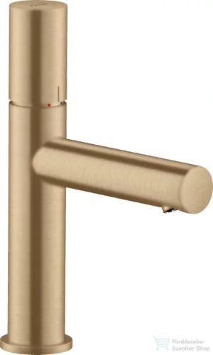 Hansgrohe AXOR UNO 110 mosdó csaptelep Zero fogantyúval, nem zárható leeresztővel, szálcsiszolt bronz 45002140