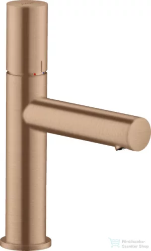 Hansgrohe AXOR UNO 110 mosdó csaptelep Zero fogantyúval, nem zárható leeresztővel, szálcsiszolt vörös arany hatású 45002310