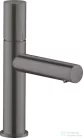 Hansgrohe AXOR UNO 110 mosdó csaptelep Zero fogantyúval, nem zárható leeresztővel, szálcsiszolt fekete króm 45002340